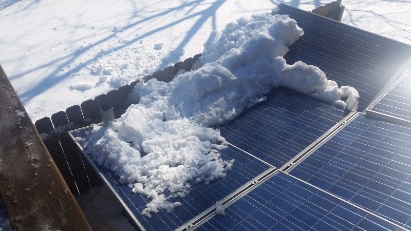 Solar Energy Systems - Damage to panels and racking from weight of ice and snow