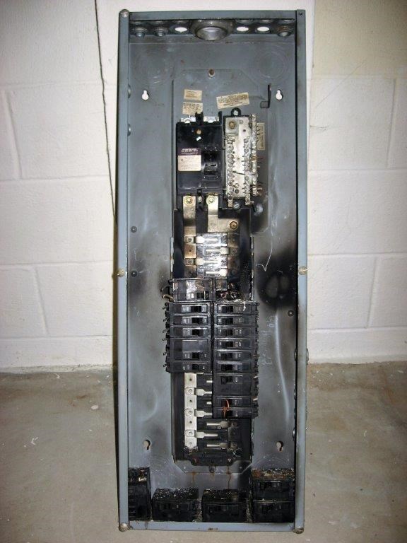 Damaged Electrical Panel 