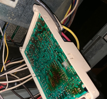 Burned Control Board